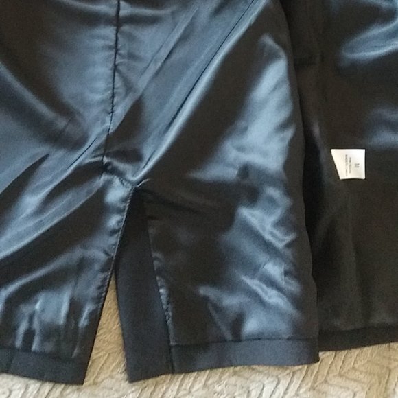 Re:Named Women's Jacket with Belt. Size: M Color: Black - Picture 5 of 15